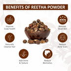 Reetha Powder in Pakistan – Natural Herbal Cleanser for Hair Care & Scalp Health