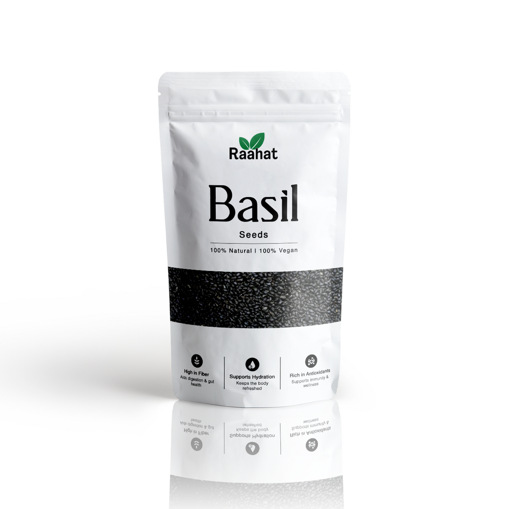 Premium Basil Seeds – 100% Natural & Fresh