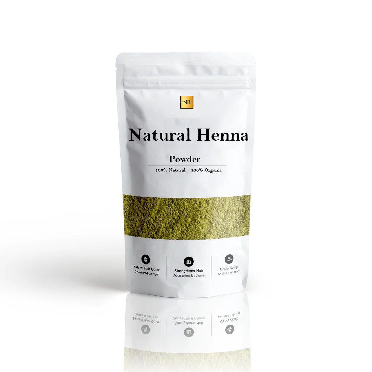 Organic Henna Powder – Pure Herbal Dye for Hair & Skin Care
