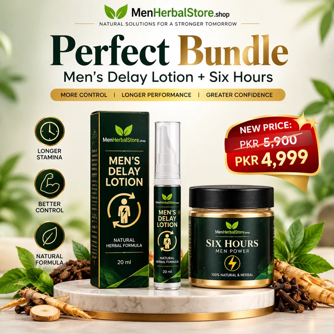 BUNDLE MEN'S DELAY LOTION + SIX HOURS